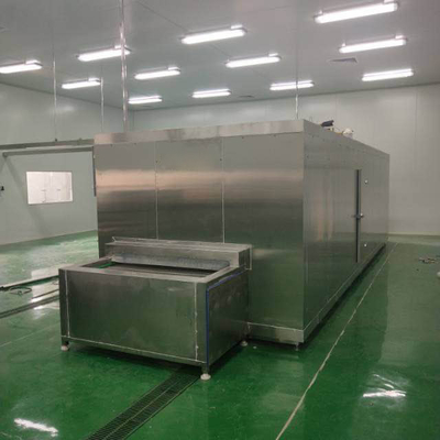 Fritas fritas IQF Industrial Automática de la línea de papas fritas 40KW de refrigeración