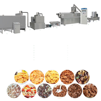 Línea de producción de granos de maíz de grado alimenticio para extracción de bocadillos máquina de extrusión de pulpa 350 kg/h