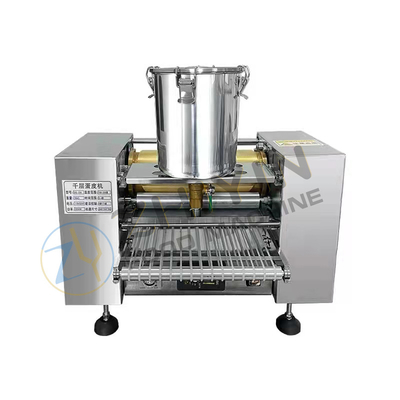Máquina para hacer panqueques de piel de huevo mil capas de pastel hecha a mano máscara de panqueques pastel