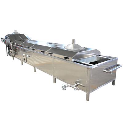 5.5KW 500 kg/h Equipo de blanqueo comercial para bolas de pescado de hongo