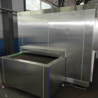 Fritas fritas IQF Industrial Automática de la línea de papas fritas 40KW de refrigeración