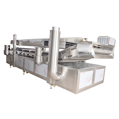Máquina de freír industrial con calefacción por gas