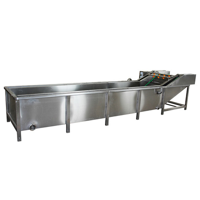 Lavadora automática de frutas 400 kg 500 kg/h Lavadora de burbujas de vegetales