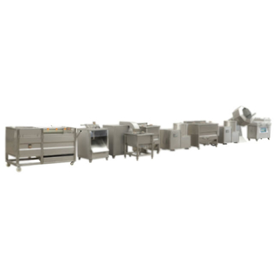 Chips de patata 50 kg/h Fritas fritas congeladas Equipo de blanqueo