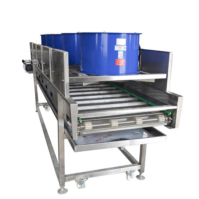 Máquina de deshidratación de frutas industriales de lechuga de tomate, patata y frutas 800 kg/h