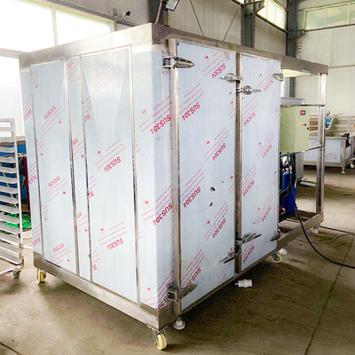 Control digital de la temperatura de los alimentos máquina de congelación IQF R404 refrigerante