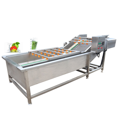 Máquina de lavado de frutas y hortalizas de pasteurización 1500 kg/h
