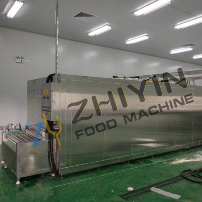 SUS304 Máquina automática de congelación de alimentos vegetales 1000 kg/h