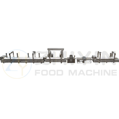 100 kg/h Máquina para hacer papas fritas PLC