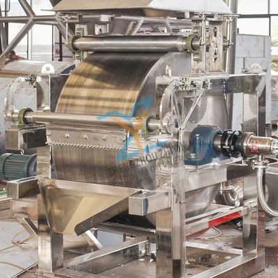 Máquina de secado con raspador de emulsión SUS304 Máquina de secado de cristalización química líquida Secador de raspador de tambor con calentamiento por vapor