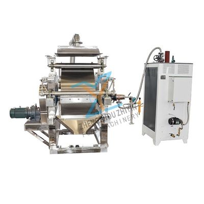 Máquina de secado de raspador de tambor para alimentos pegajosos y espesos, serie de secado continuo con calentamiento por gas conductor para almidón de maíz y patata