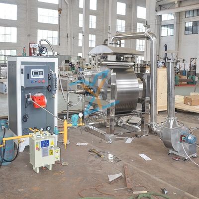 Stainless steel 304 material Emulsion Scraper Drying Machine Liquid Chemical Crystallization Drying Machine Steam Heating Drum Scraper Dryer