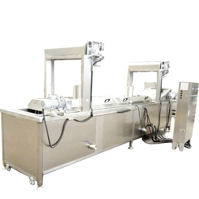 Cinturón transportador de GNL no adhesivo Máquina de freír industrial de yuca 110v
