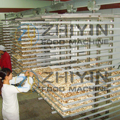 Calentamiento eléctrico Industrial Vacuo Secador de congelación de alimentos 55kw 100kg/h